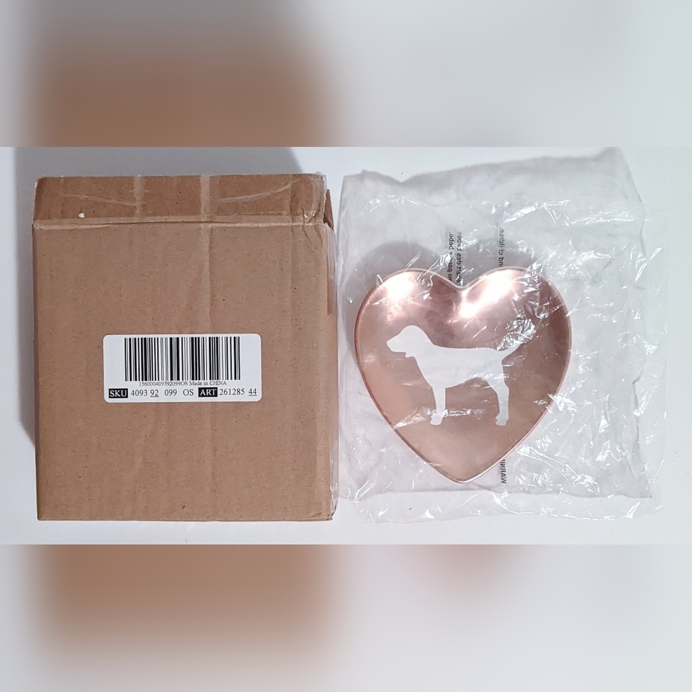 Victoria's Secret Pink Dog Jewelry/Trinket Dish Tray